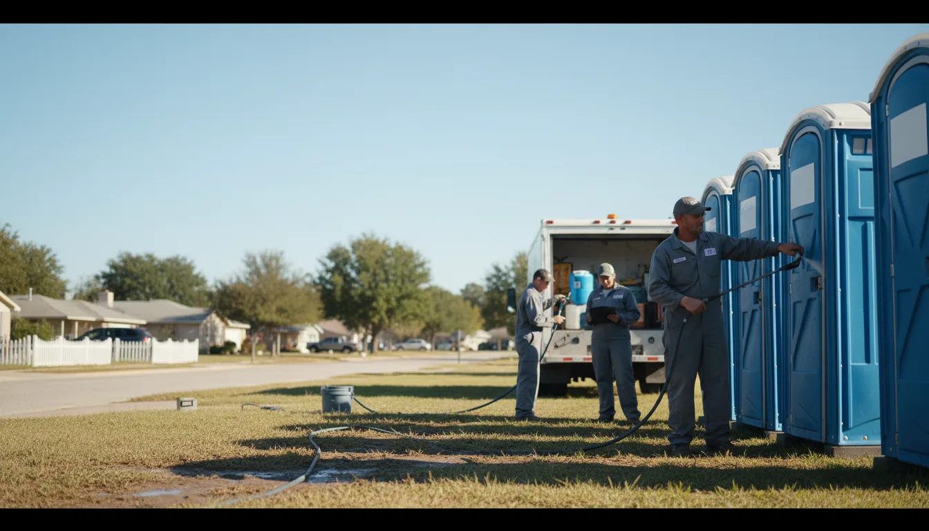 Long-Term Portable Toilet Rental in New Iberia, LA near me